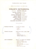 programa del concierto